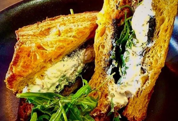 Imagen Brioche Sandwich con Burratina y trufa